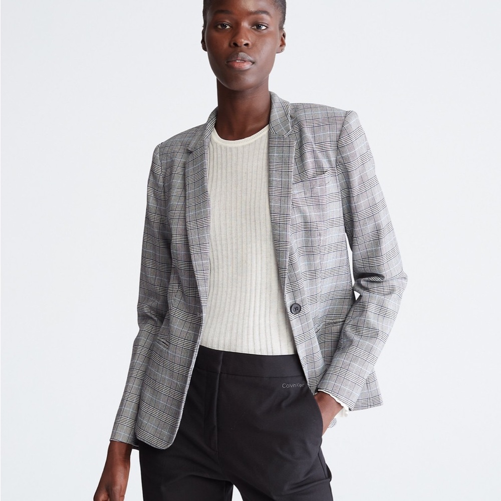 Calvin Klein gray blazer